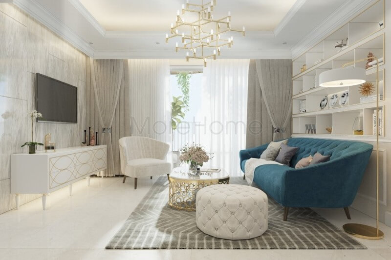 [22+] Mẫu thiết kế nội thất phòng khách đẹp sang trọng và ấn tượng